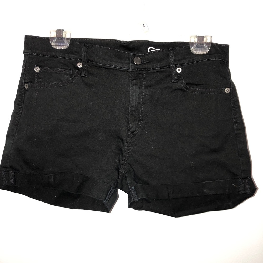 Black Jean Shorts